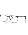 Arnette 53mm Rectangle Optical Glasses In Black