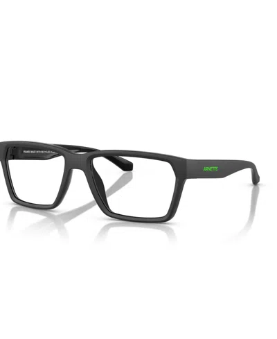 Arnette Men's Pinz Eyeglasses, An7257u In Black Top Matte,shiny