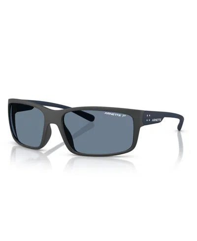 Arnette Men's Polarized Sunglasses, Fastball 2.0 An4242 In Polar Dark Blue