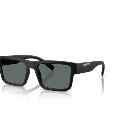 Arnette Men's Polarized Sunglasses, Omgee An4344 In Polar Dark Grey