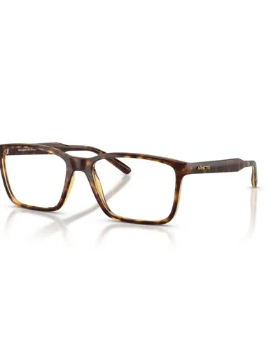 Arnette Men's Rectangle Eyeglasses, An7208 In Brown
