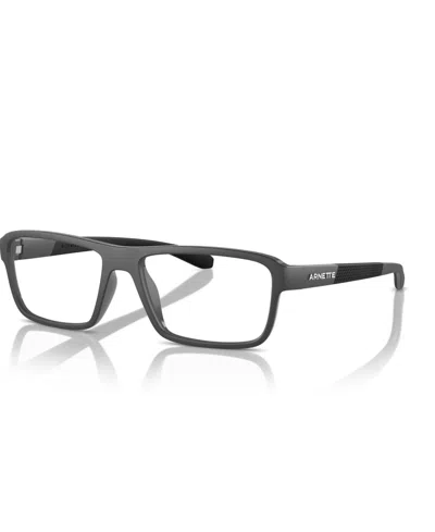Arnette Men's Sandea Eyeglasses, An7247u In Medium Gray Matte,shiny