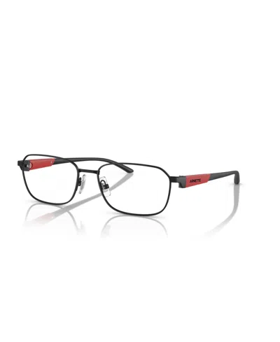 Arnette Men's Square Kijimi Eyeglasses, An6137 In Black