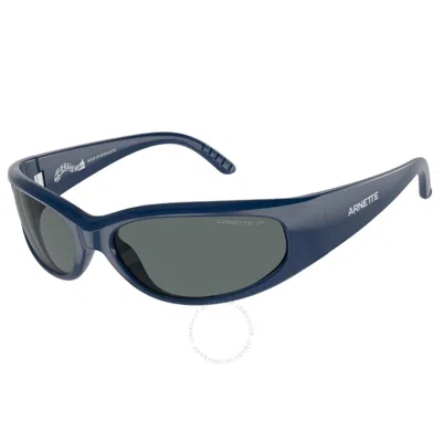 Arnette Polarized Dark Grey Wrap Men's Sunglasses An4302 295181 62