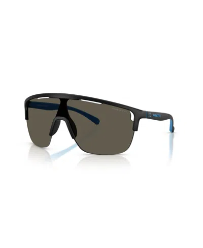 Arnette Polarized Shield Sunglasses An4381 In Matte Black