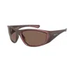 Arnette Red Resin Sunglasses In Brown