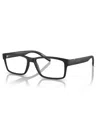 Arnette 54mm Rectangle Optical Glasses In Black