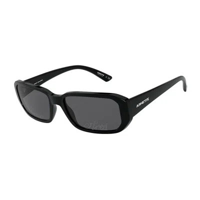 Arnette Unisex Sunglasses  An4265-41-al  55 Mm Gbby2 In Black