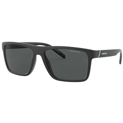 Arnette Unisex Sunglasses  An4267-01-87  60 Mm Gbby2 In Black