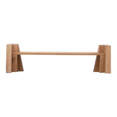 Pre-owned Arno Declercq Ad Bench In Walnut By  In Brown