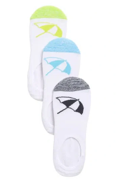 Arnold Palmer No Show Sock Liners In Assorted White