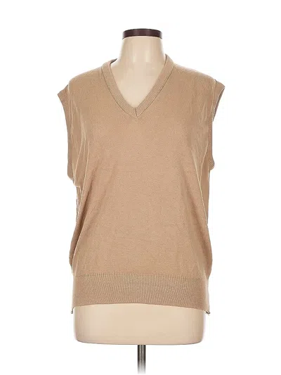 Pre-owned Arnold Palmer Vest In Brown