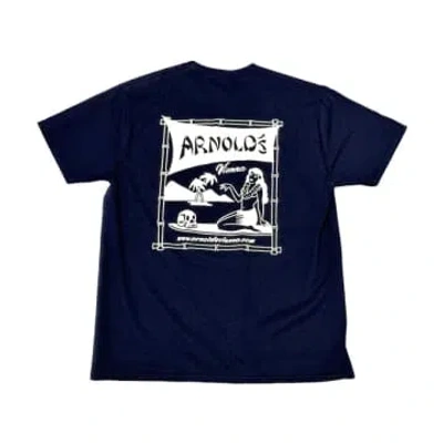 Arnold's Aloha T-shirt Navy In Blue