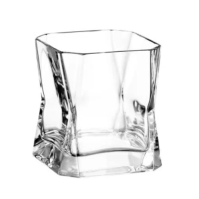 Arnolfo Di Cambio Double Old Fashion Glass Cibi Set Of 2 In Transparent