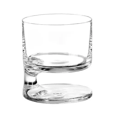 Arnolfo Di Cambio Double Old Fashion Glass Smoke Set Of 2 In Transparent