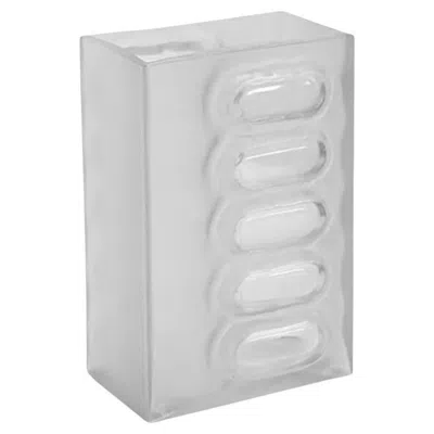 Pre-owned Arnolfo Di Cambio Frost Vase By , Glass, Italian Design, 1970s In Transparent