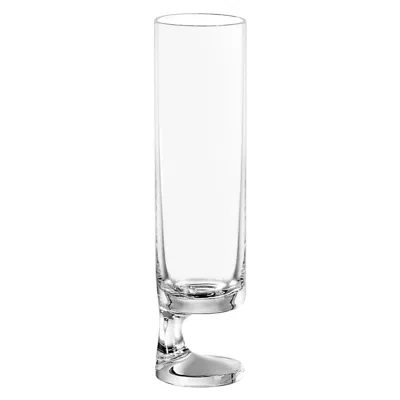 Pre-owned Arnolfo Di Cambio Smoke Set Of 2 Champagne Glasses By Joe Colombo In Black
