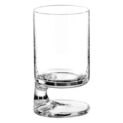 Pre-owned Arnolfo Di Cambio Smoke Set Of 2 Wine Glasses By Joe Colombo In Black