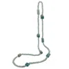 Arntz Women's Blue Aquamarine Calcedonia Necklace