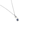 Arntz Women's Blue Sapphire Pendant Whitegold