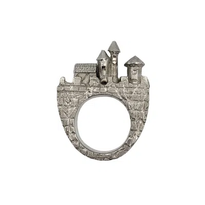 Arntz Women's Silver Castle Ring