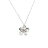 Arntz Women's Silver Cherry Blossom Necklace