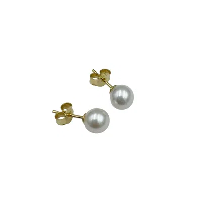 Arntz Women's White Akoya Pearl Earrings L
