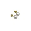Arntz Women's White Akoya Pearl Earrings X L In White