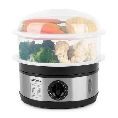 Aroma ® 5qt. 2-tier Food Steamer, Bpa-free, Dishwasher Safe