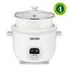 Aroma 6-cup Rice Cooker & Food Steamer With Bonded Granite Nonstick Ceramic & Pop-up Steam Tray - Wh In White
