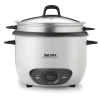 Aroma Arc-743-1ng Non-stick Rice Cooker 6 Cup In White