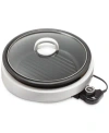Aroma Asp-137 3-qt. 3-in-1 Grillet, White In White