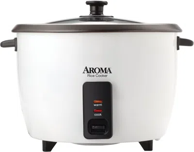 Aroma Housewares 256oz Cooked Pot-style Rice Cooker Refurbished In White