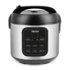 Aroma Housewares Arc-994sb Rice & Grain Cooker Slow Cook, Steam, Oatmeal, Risotto, 8-cup Cooked/4-cup Unco In Black