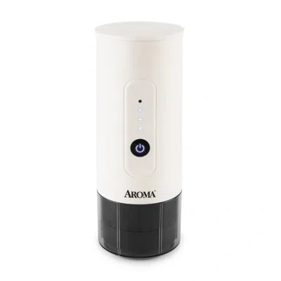 Aroma ®  Portable Mini Espresso Machine | 40-second Single Shot Hot & Cold For Travel Espresso (coffee Gro In White