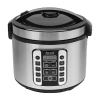 Aroma Professional 20 Cup Digital Rice Cooker/multicooker In Silver