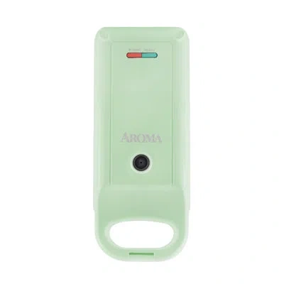 Aroma ® Swap & Flip Waffle Maker With Removable Plates: 3-in-1 Panini Press, Mini Donut Maker, And Waffle  In Green