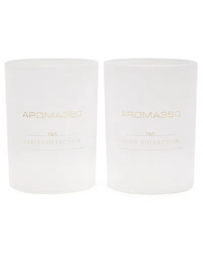 Aroma360 Paris Collection Candle Duo (chandelier) In White