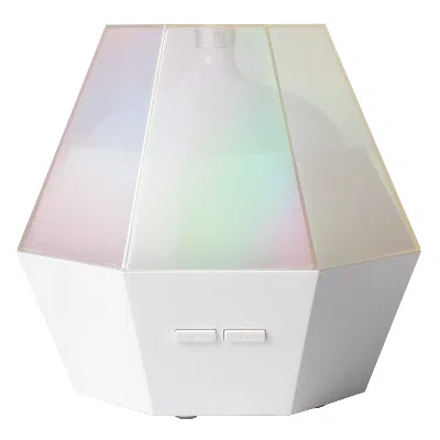Aromatherapy Essential Oil Scent Diffuser, Cool Mist, Iridescent, 300ml In White