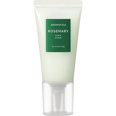 Aromatica Rosemary Salt Scrub Shampoo In Green