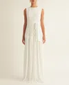 Arose Studio, Inc Women's Allison Pleated Sleeveless Dress In White