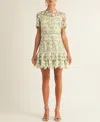 Arose Studio, Inc Women's Haley Floral Lace Dress In Sage