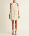 Arose Studio, Inc Women's Jacey Embellished Sleeveless Shift Dress In White