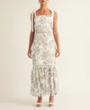 Arose Studio, Inc Women's Madison Floral-lace Midi Dress In White
