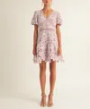 Arose Studio, Inc Women's Sarah Puff-sleeve Lace Minidress In Lavender