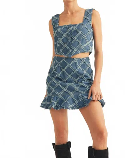 Arose Studio Jhenne Set In Denim Blue