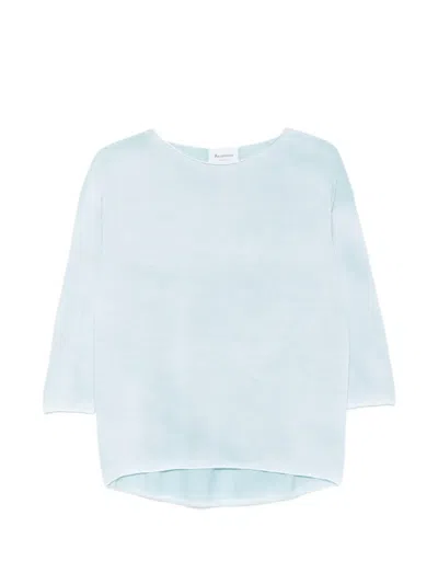 Arovescio Boat-neck T-shirt In Blue