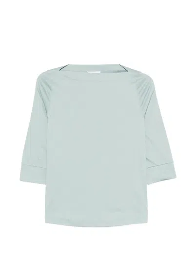 Arovescio Boat-neck T-shirt In Blue