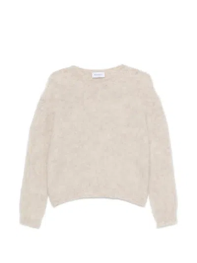 Arovescio Pullover Mit Gebürstetem Effekt In Neutral