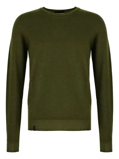 Arovescio Crew-neck Sweater In Green